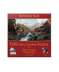 SunsOut Autumn Run 500 piece Jigsaw Puzzle for Adults