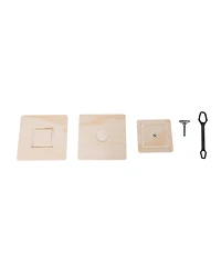 Zeus & Ruta 9 Adjustable Floor to Ceiling Cat Tree Multi Level Vertical Condo Climbing Frame