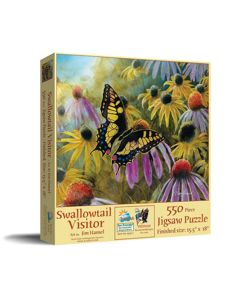 SunsOut Swallowtail Vistor 550 piece Jigsaw Puzzle for Adults