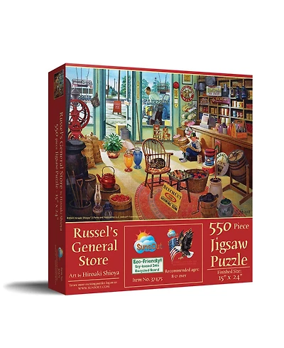SunsOut Russel's General Store 550 piece Jigsaw Puzzle for Adults
