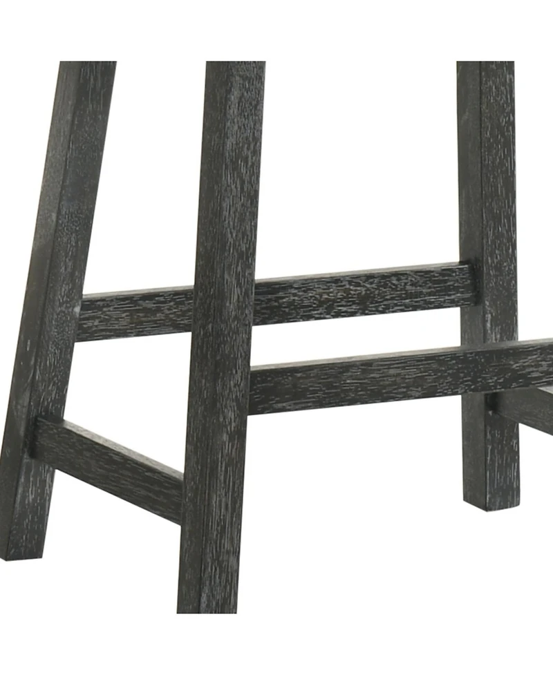 Streamdale Furniture Rustic Backless Counter Stool Set of 2 - 25" Farmhouse Barstools