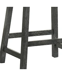 Streamdale Furniture Rustic Backless Counter Stool Set of 2 - 25" Farmhouse Barstools