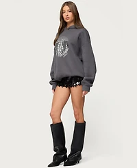 Edikted Women's Disco Ball Hoodie