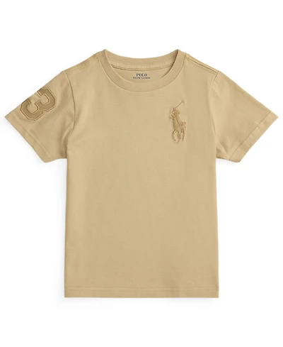 Polo Ralph Lauren Boys' 2-7 Embroidered Big Pony Crewneck T-Shirt