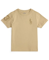 Polo Ralph Lauren Boys' 2-7 Embroidered Big Pony Crewneck T-Shirt