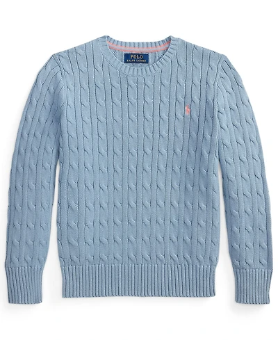 Polo Ralph Lauren Boys' 8-20 Cable-Knit Rib Cuff Sweater