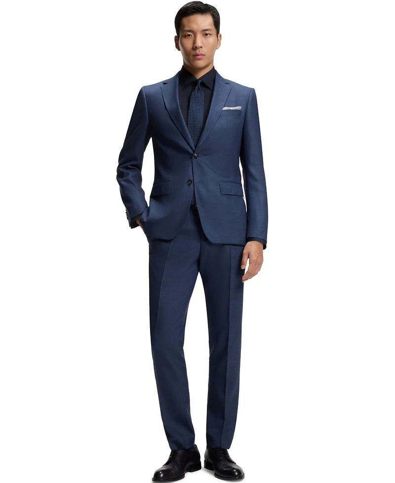 Boss by Hugo Boss Men's Stretch-Cotton Poplin Slim-Fit Dress Shirt