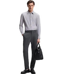 Boss by Hugo Men's Printed Performance-Stretch Jersey Slim-Fit Dress Shirt