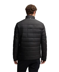 Boss by Hugo Men's Water-Repellent Logo Detail Jacket