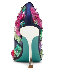 Betsey Johnson Women's Netta Mesh Slip-On Pumps