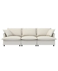 Streamdale Furniture 3-Seat Sofa Module with Pillows for Sectional