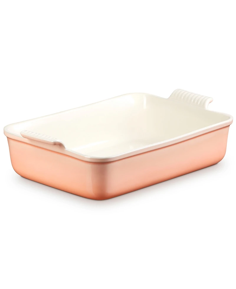 Le Creuset Stoneware 6.75 Quart Heritage Deep Rectangular Lasagna Dish