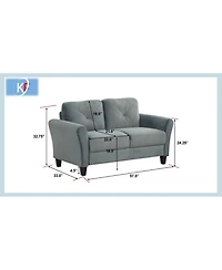 Streamdale Furniture Comfortable Sectional Couch and Sofa for Small Spaces