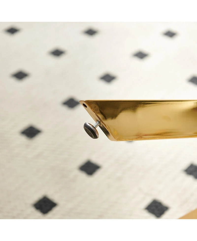 Streamdale Furniture Mid-Century Glass Top Dining Set