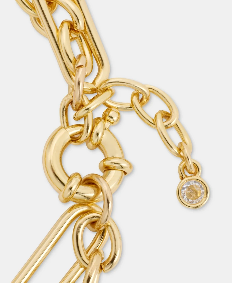 On 34th Gold-Tone Nautical Charm Bracelet, Macy's Exclusive