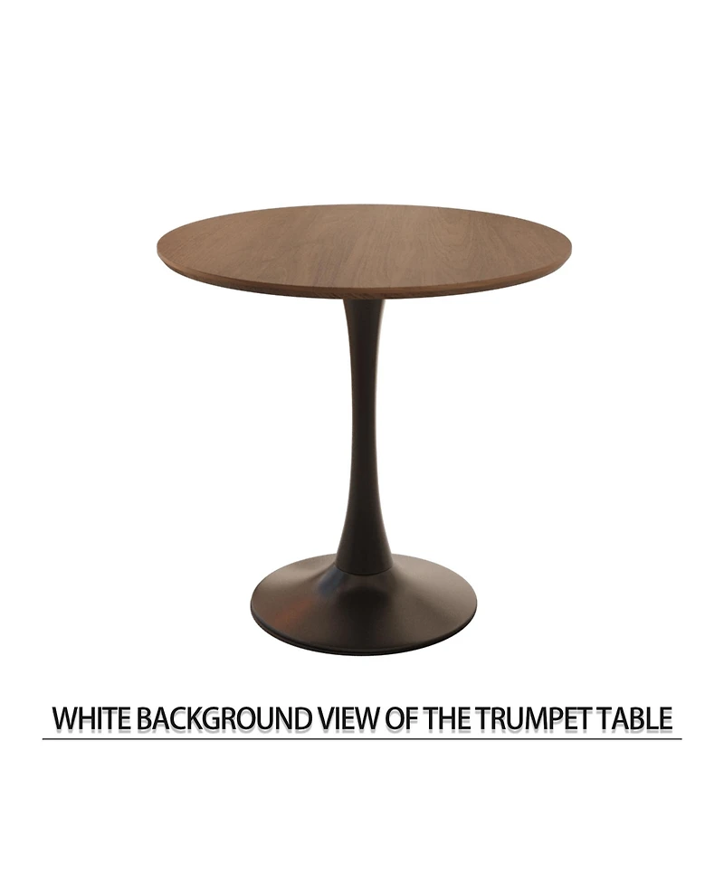 Streamdale Furniture Streamdale 31.5" Walnut Round Dining Set- Table & 2 Chairs