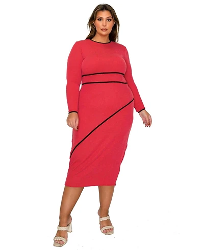 L I V D Plus Elora Sweater Dress