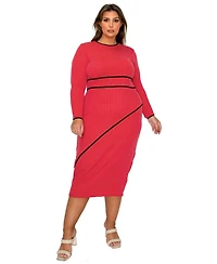 L I V D Plus Elora Sweater Dress