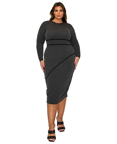 L I V D Plus Elora Sweater Dress