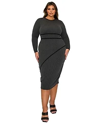 L I V D Plus Elora Sweater Dress