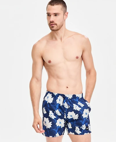 Boss by Hugo Men's Tropical Print 5" Swim Shorts