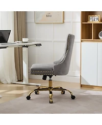 Streamdale Furniture A&A Modern Velvet Home Office Chair