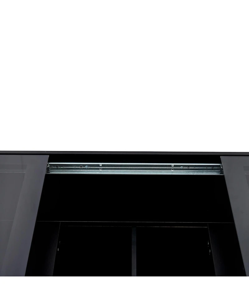 Streamdale Furniture Coffee Table Sliding Top Hidden Storage Extendable