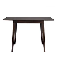 Streamdale Furniture Extendable Dining Table (29"-45") for 4, Folding Kitchen Table with Rubberwood Legs