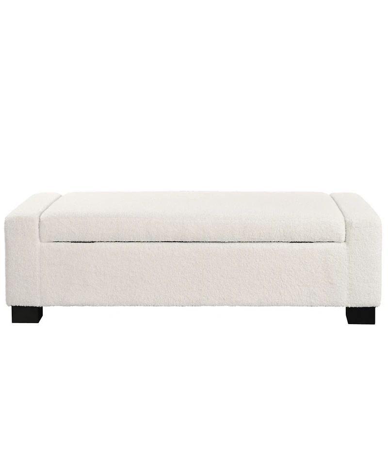 Streamdale Furniture 50" Rectangular Ottoman Bench with Hinged Lid & Storage