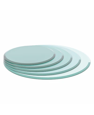 Streamdale Furniture 24" Round Tempered Glass Table Top - 1/2" Thick