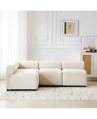 Streamdale Furniture Streamdale Evelyn 83" L-Shaped Modular Sectional Sofa