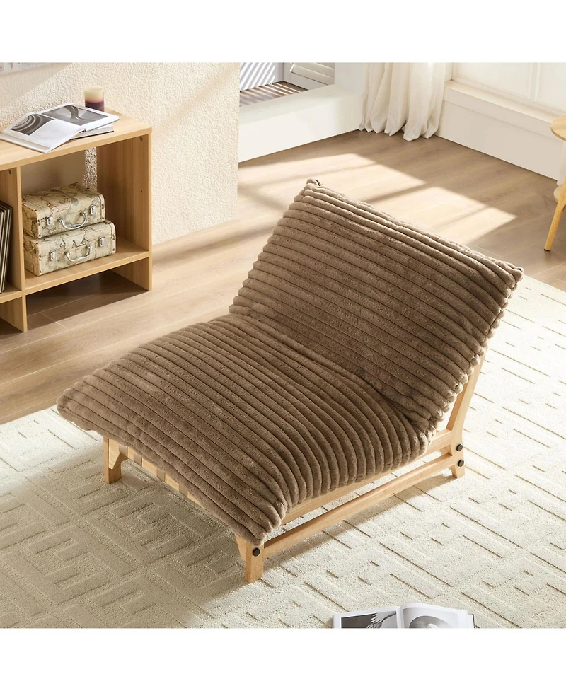 Streamdale Furniture Corduroy Accent Armless Sofa