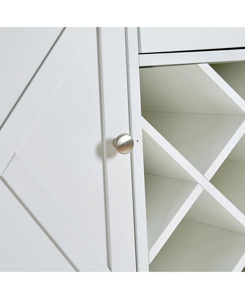 Streamdale Furniture Streamdale Bar Cabinet Console Table with Storage