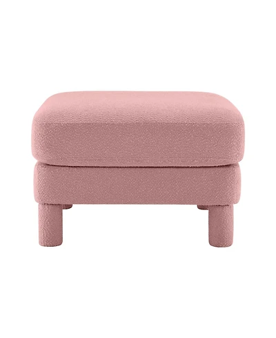 Streamdale Furniture Lucas Ottoman Polyester-Pink