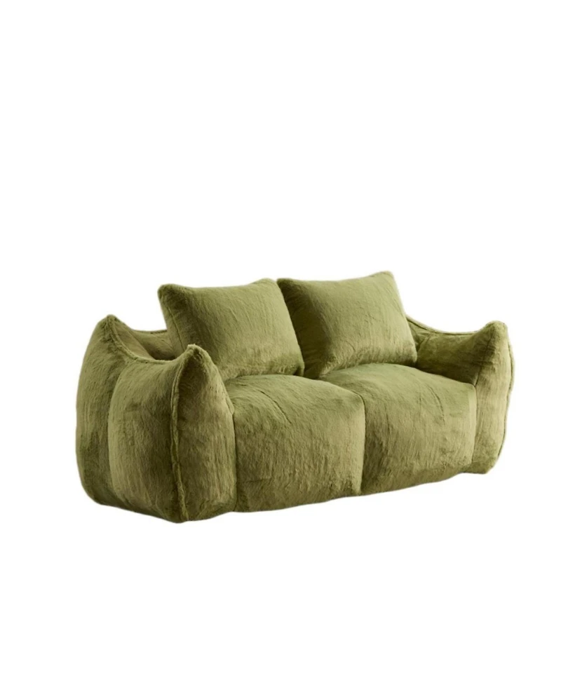 Streamdale Furniture Streamdale Giant Green Bean Bag Couch