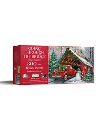 SunsOut Going Through the Bridge 300 piece Jigsaw Puzzle for Adults Christmas