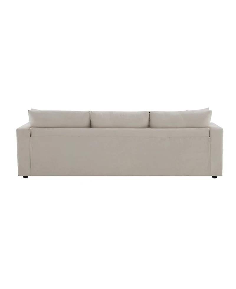 Streamdale Furniture Modern Sectional Sofa, Cloud Couch with Ottoman