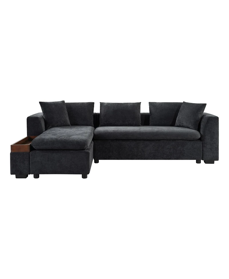 Streamdale Furniture 93.7" L-Shaped Sectional Sofa with Storage