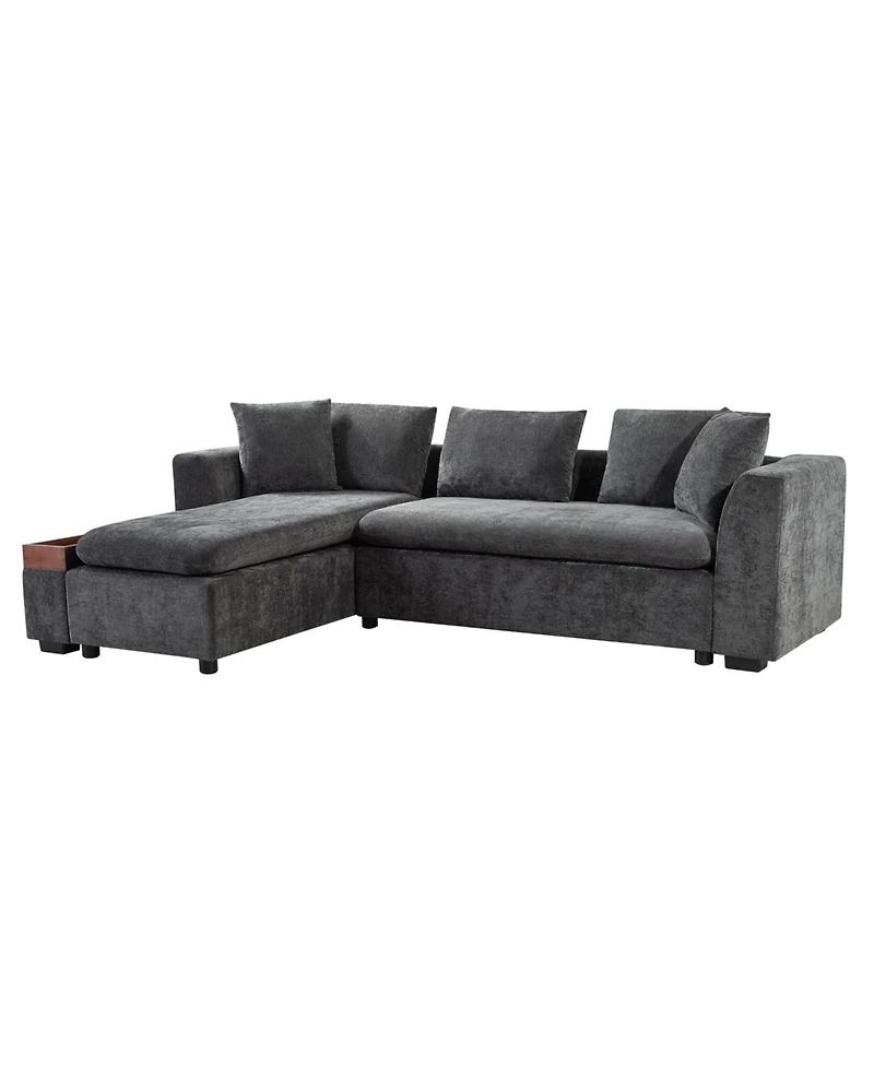 Streamdale Furniture 93.7" L-Shaped Sectional Sofa with Storage