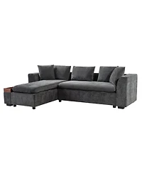 Streamdale Furniture 93.7" L-Shaped Sectional Sofa with Storage
