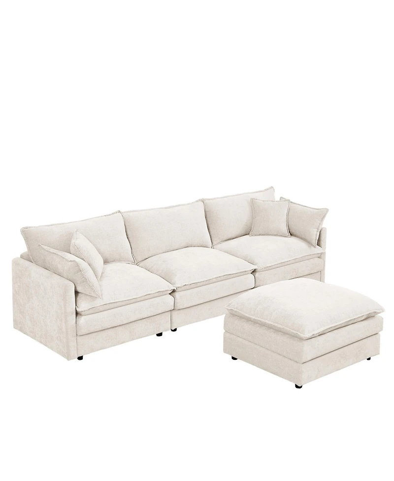Streamdale Furniture Modular 105 Inch L Shaped Couch for Living Room