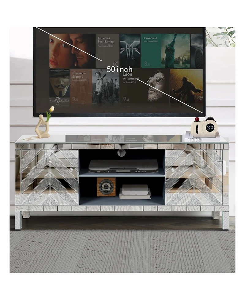 Streamdale Furniture 47" Mirror Tv Console