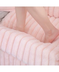 Streamdale Furniture Plush Modular Sofa Single - Light Pink