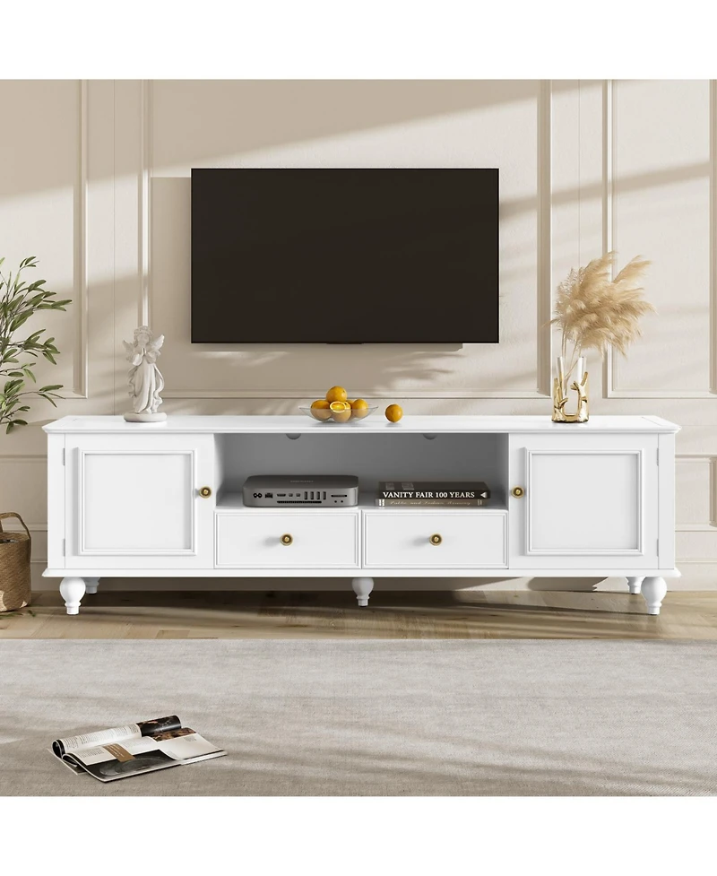 Streamdale Furniture 70.9" Modern Tv Stand - Entertainment Center with Storage