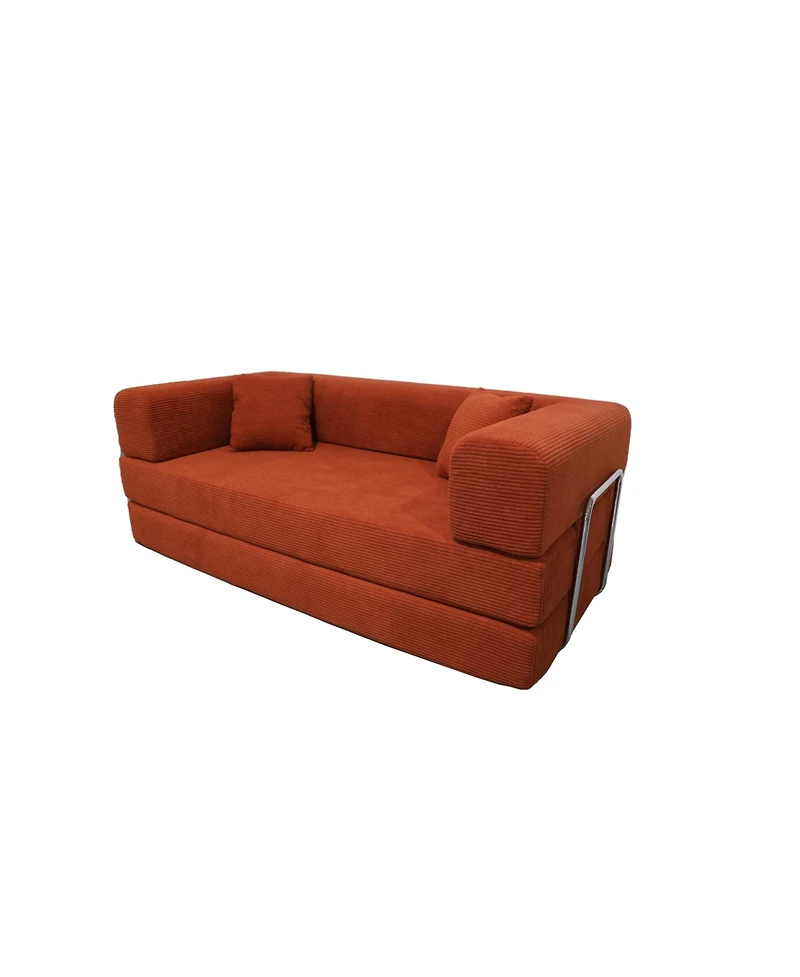 Streamdale Furniture Multifunctional Velvet Sofa Bed