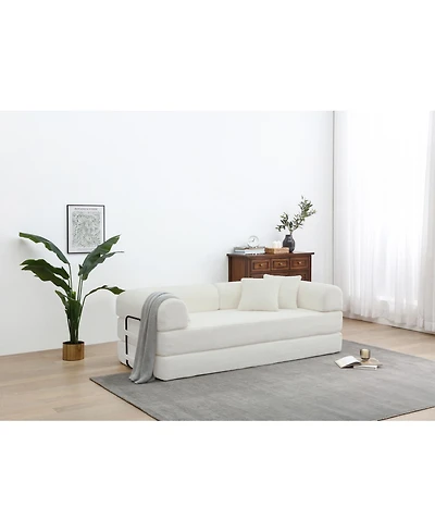Streamdale Furniture Convertible Corduroy Sleeper Sofa Bed