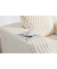 Streamdale Furniture Corduroy compression sofa with Ottoman