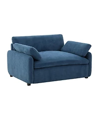 Streamdale Furniture Streamdale Oversized Chenille Sofa Chair - Wide Deep Seat