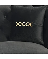 Streamdale Furniture Streamdale Tufted Velvet Sofa, 82" Mid-Century Couch