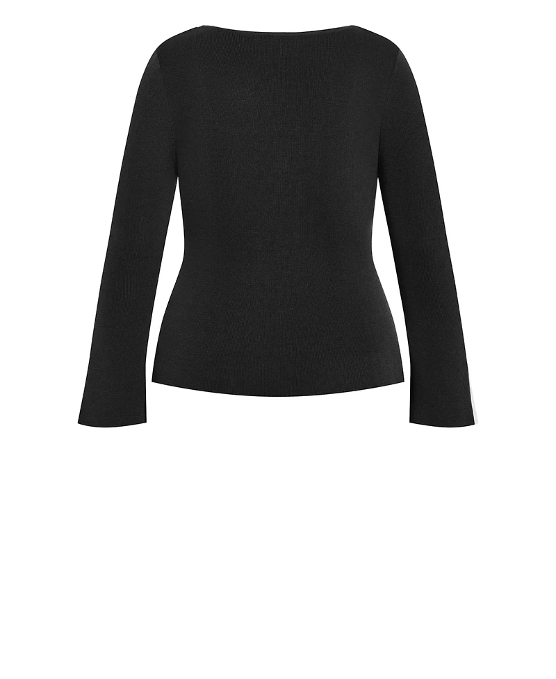 City Chic Women's Brooklyn Sweater